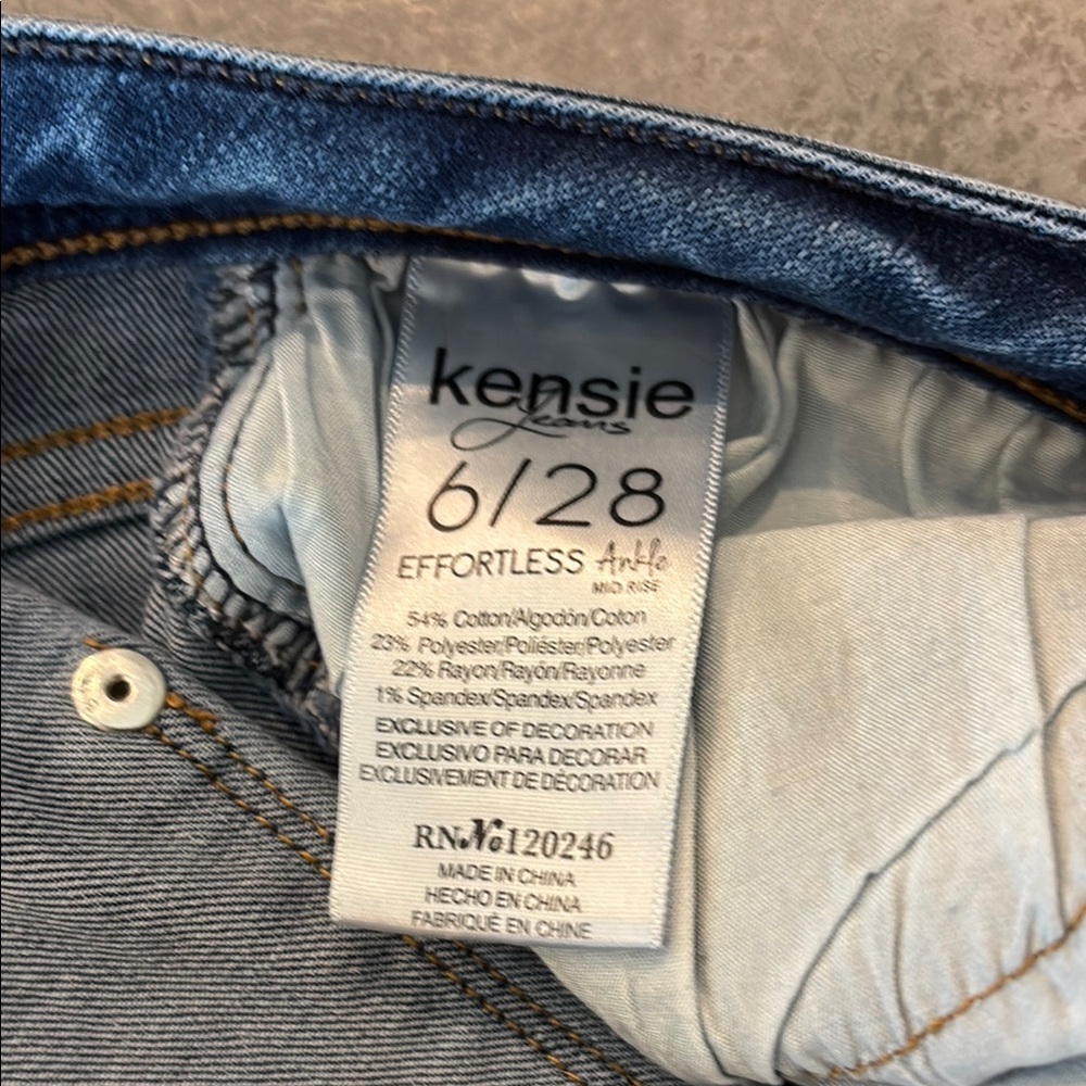 Kenzie Effortless Ankle Mid Rise Jeans - Picture 7 of 7